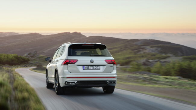 Immagine posteriore nuova Volkswagen Tiguan Allspace 2021 Immagine posteriore nuova Volkswagen Tiguan Allspace 2021
