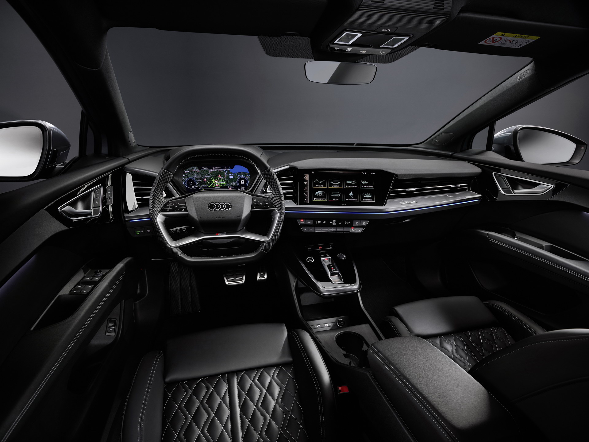 Interni Audi Q4 e tron