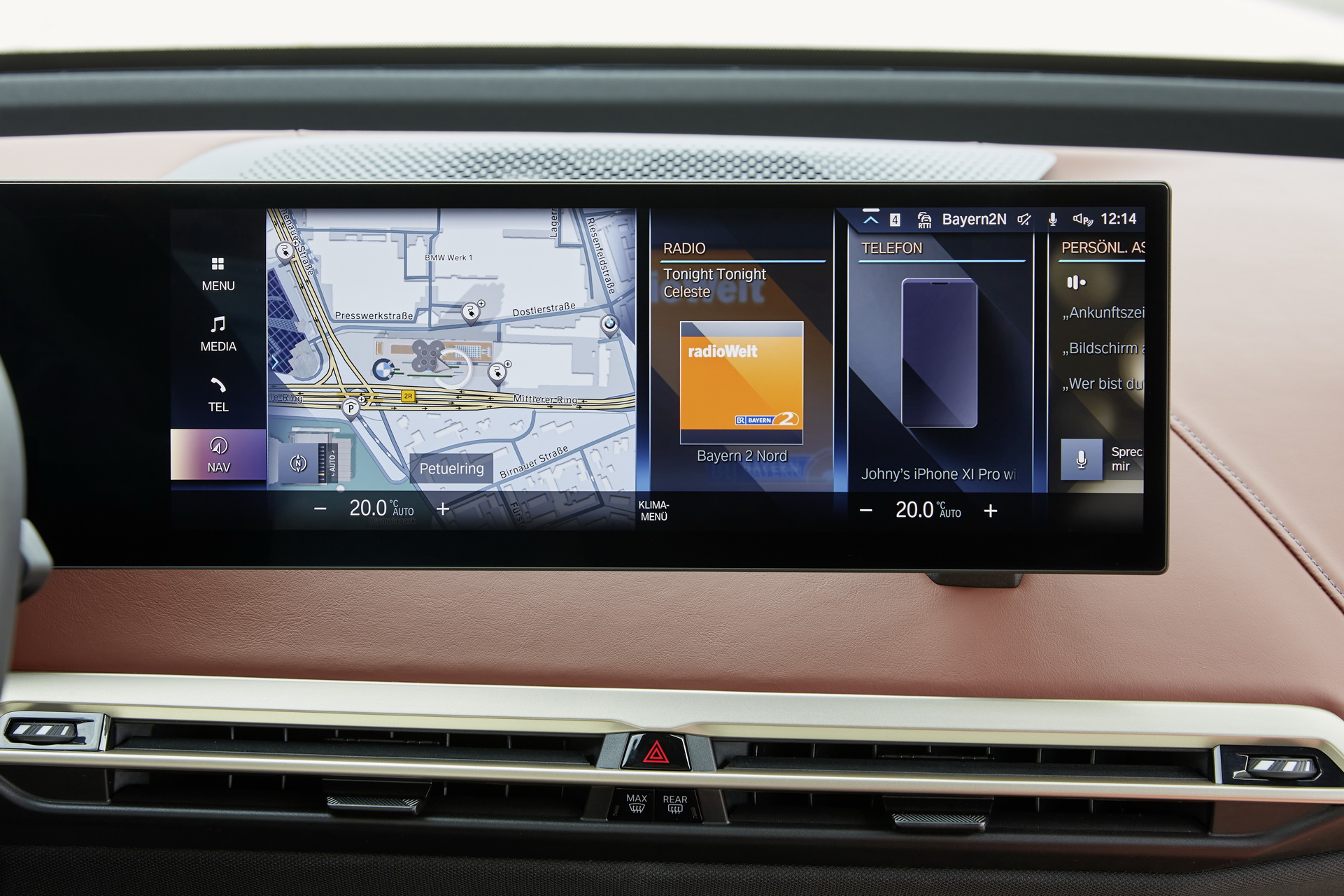schermo touch BMW iX xDrive