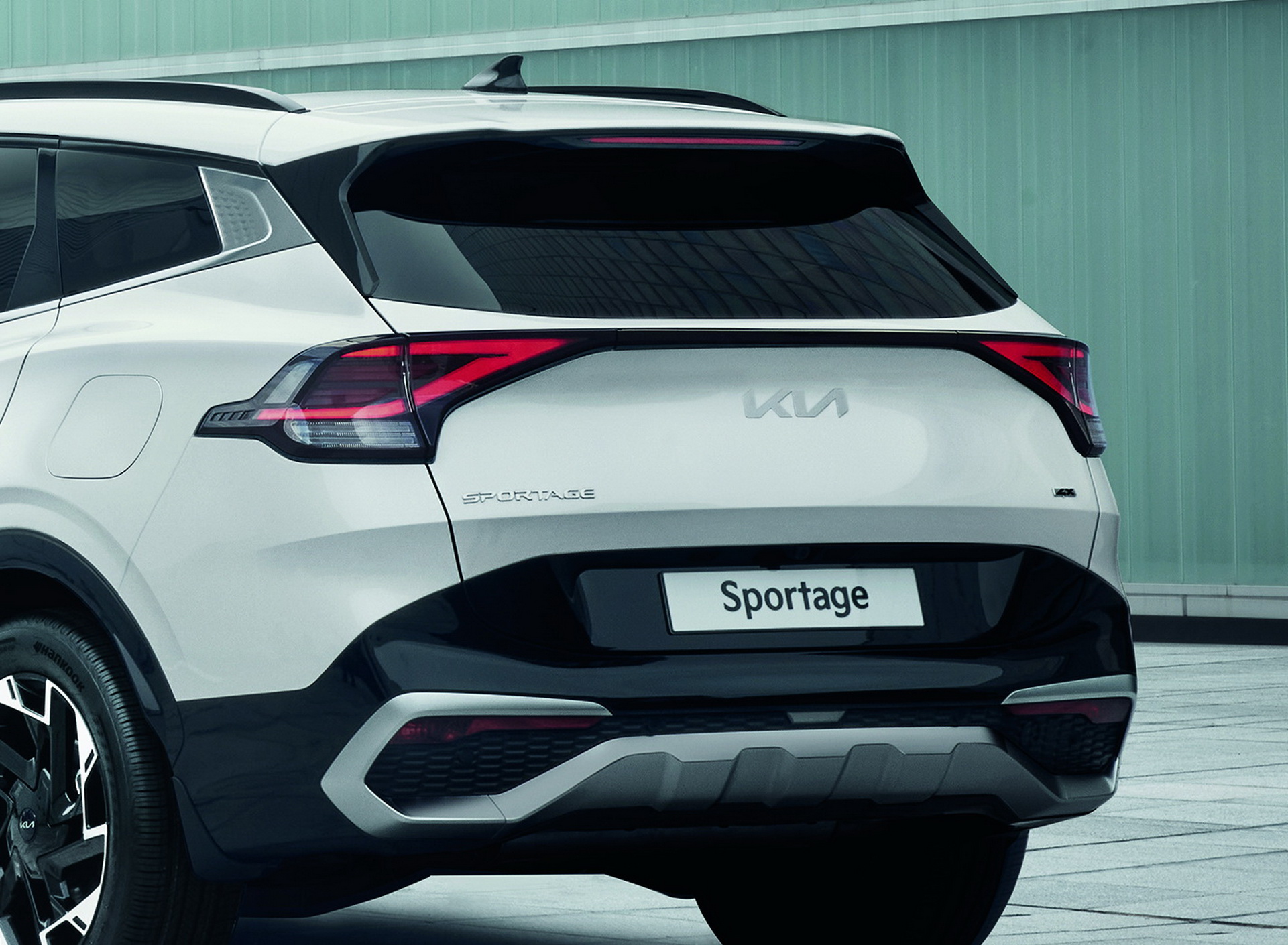 Dettagli posteriore nuova Kia Sportage