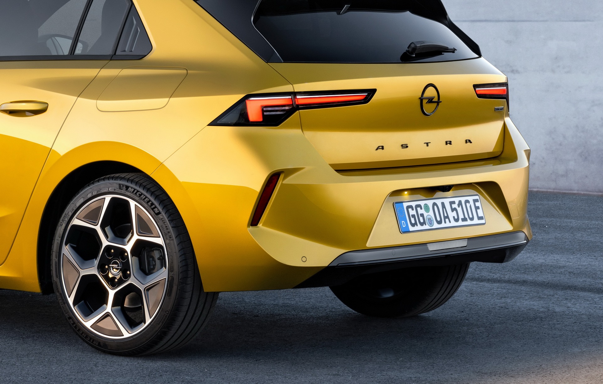 Dettaglio Posteriore nuova Opel Astra 2022