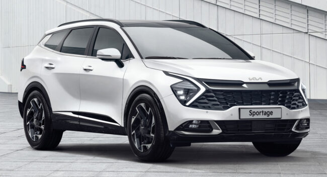Immagine frontale nuova Kia Sportage 2022 Immagine frontale nuova Kia Sportage 2022