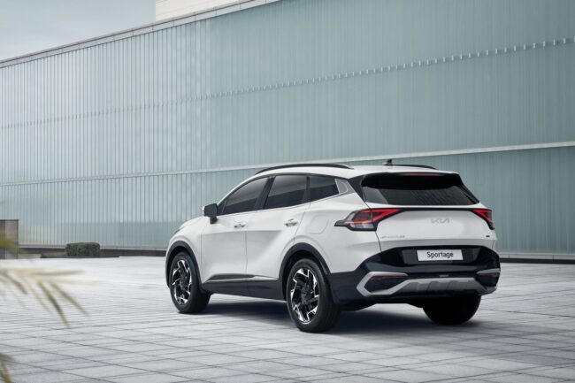 Immagine posteriore nuova Kia Sportage 2022 Immagine posteriore nuova Kia Sportage 2022