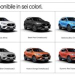 Colori nuova MG ZS