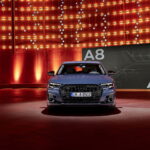 Immagine frontale nuova Audi A8 2022