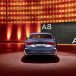 Immagine posteriore nuova Audi A8 2022