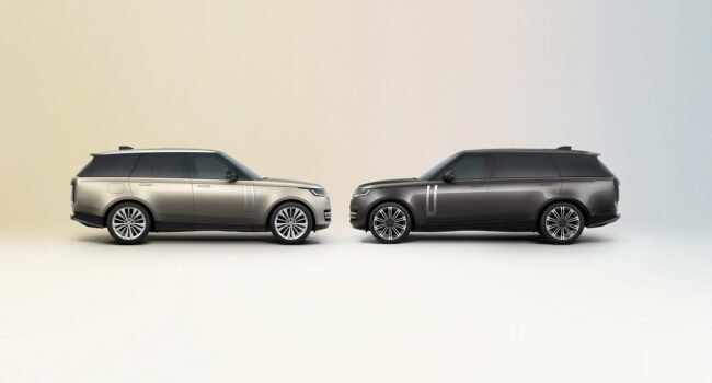 Nuova Range Rover 2022 a passo standard e a passo lungo