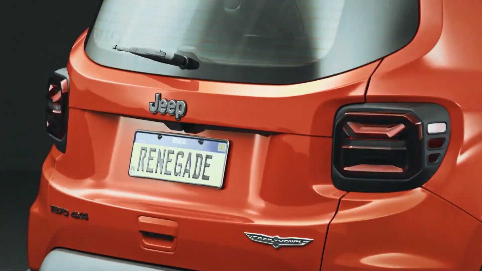Immagine posteriore Jeep Renegade 2022 Trailhawk per il Brasile