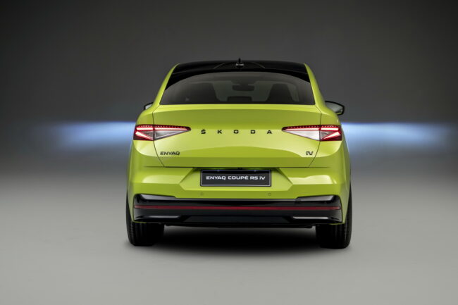 Immagine posteriore nuova Skoda Enyaq Coupè RS iV