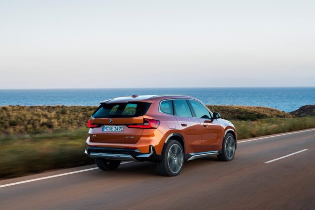 Immagine posteriore nuova BMW X1 2022 Immagine posteriore nuova BMW X1 2022
