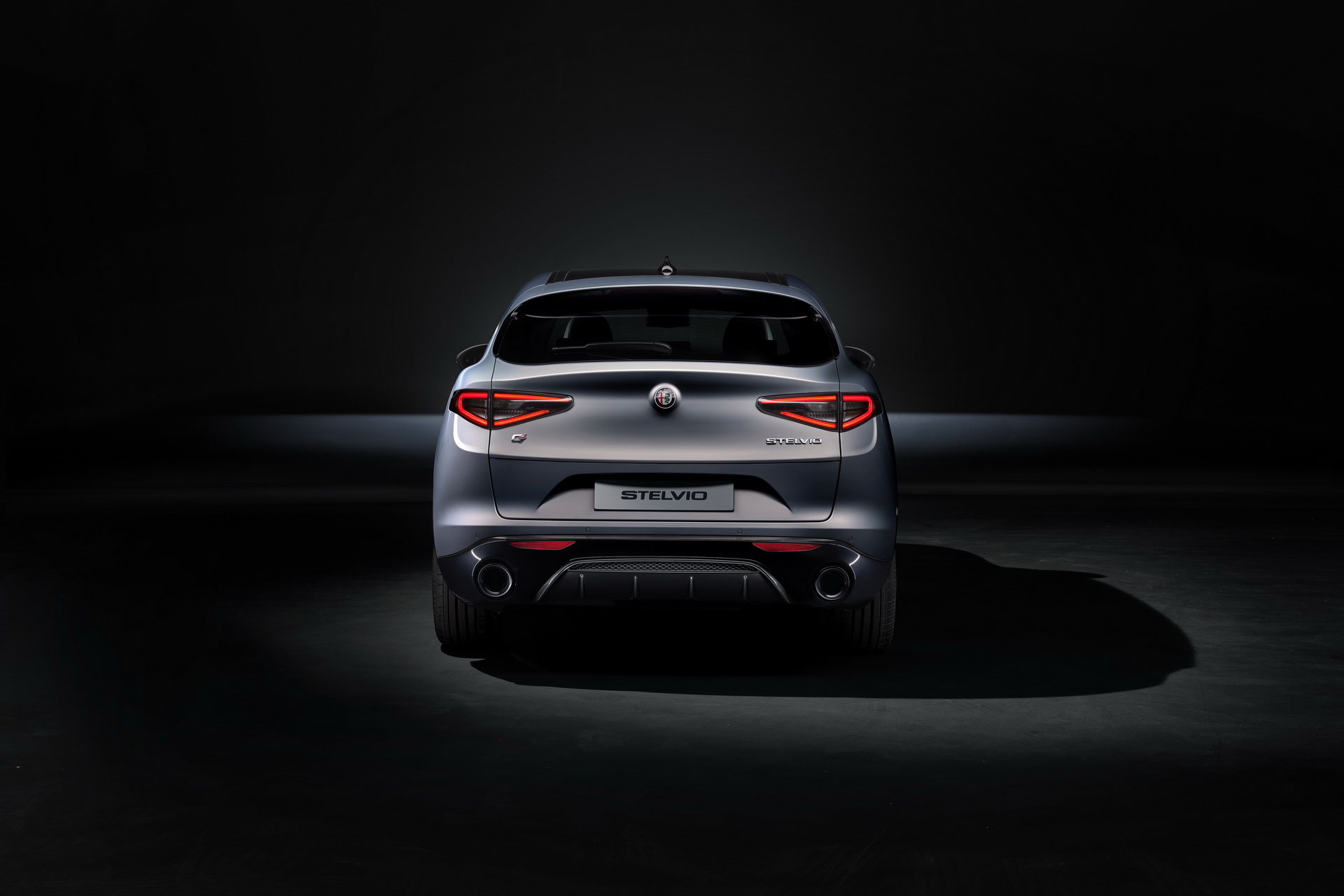 Immagine posteriore nuovo Alfa Romeo Stelvio da febbraio 2023