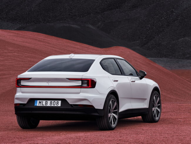 Immagine posteriore nuova Polestar 2