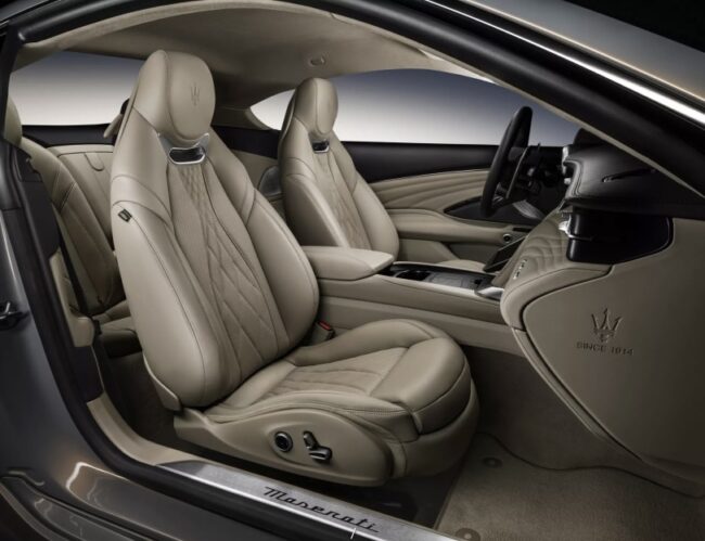 Sedili nuova Maserati GranTurismo Modena 2023 Sedili nuova Maserati GranTurismo Modena 2023