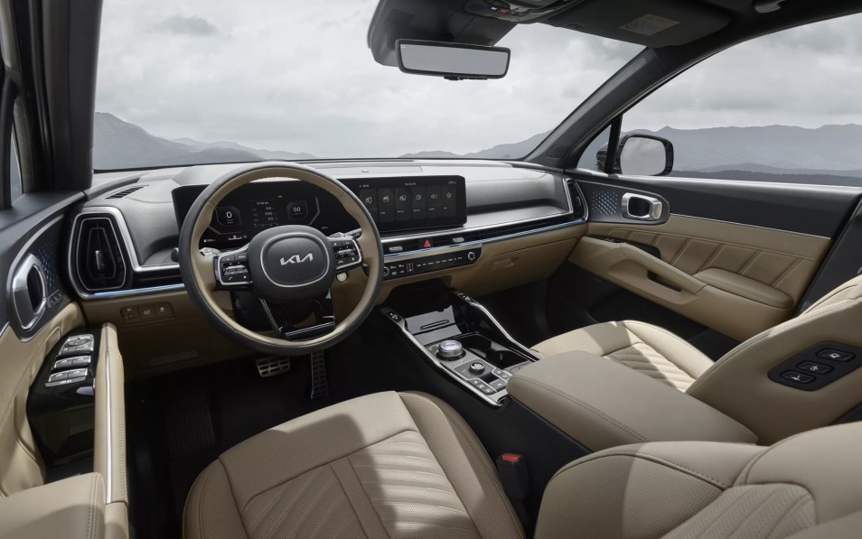 Interni nuova Kia Sorento 2024 Restyling