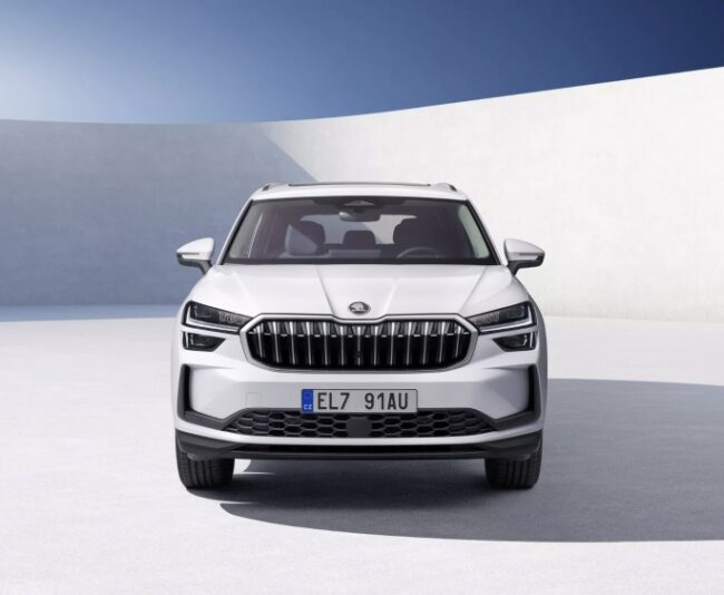 Foto frontale nuovo Kodiaq 2024 Foto frontale nuovo Kodiaq 2024