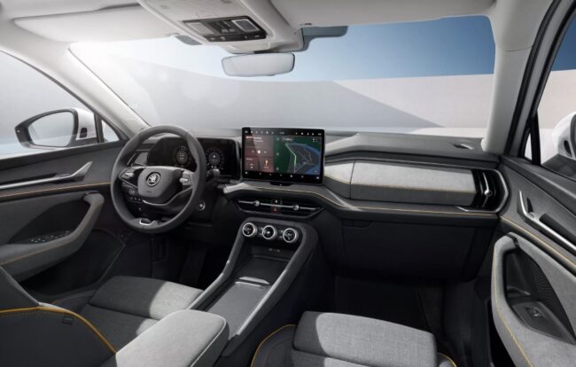 Foto interni nuovo Kodiaq 2024 Foto interni nuovo Kodiaq 2024