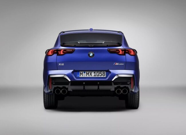 Foto posteriore nuova BMW X2 M35i