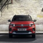 Immagine frontale nuova Citroen elettrica e C3