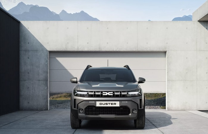 Immagine frontale nuova Dacia Duster 2024