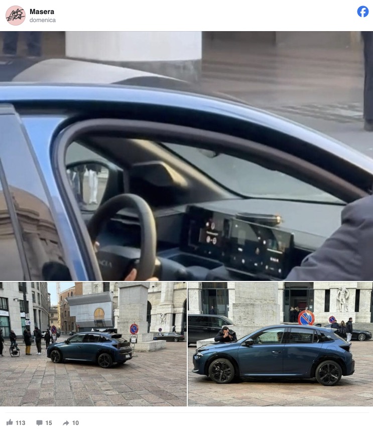 Prime foto nuova Lancia Ypsilon 2024