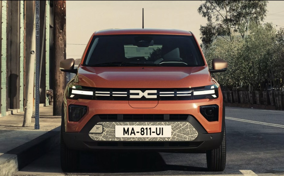 Frontale nuova Dacia Spring 2024