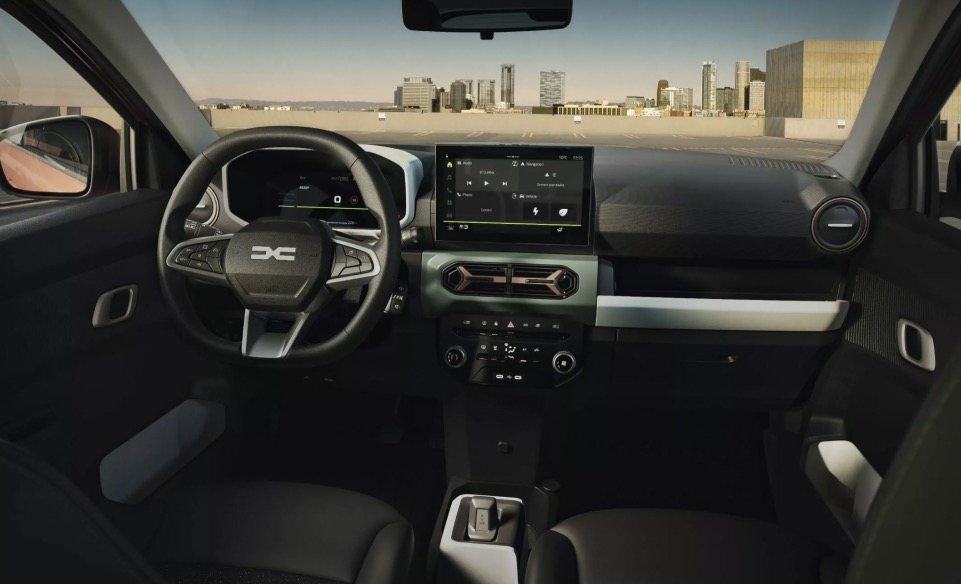 Interni nuova Dacia Spring 2024