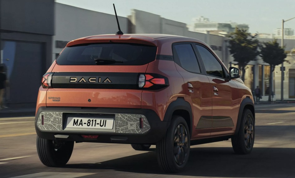 Posteriore nuova Dacia Spring 2024