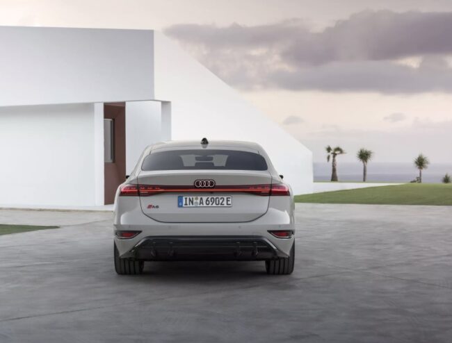 Posteriore nuova Audi A6 E Tron Elettrica 2025 Posteriore nuova Audi A6 E Tron Elettrica 2025