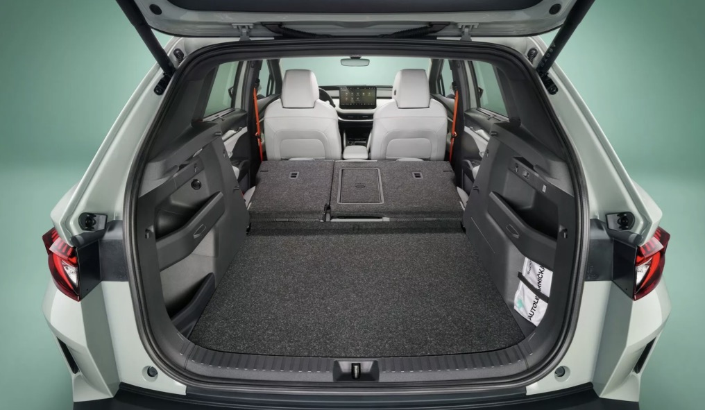 Capacità bagagliaio nuovo Skoda Elroq elettrico