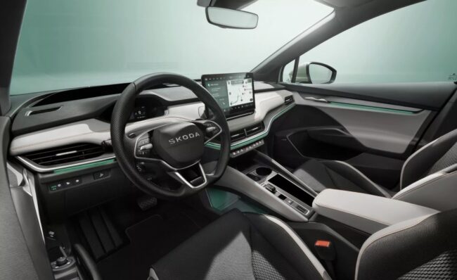Interni nuovo Skoda Elroq elettrico Interni nuovo Skoda Elroq elettrico