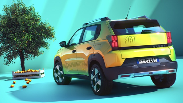 Posteriore nuova Fiat Grande Panda 2024