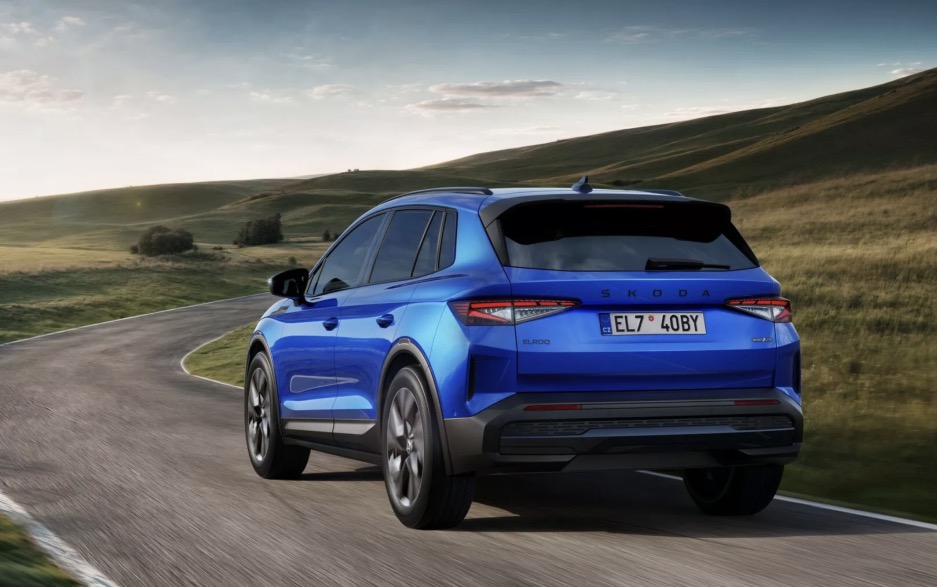 Posteriore nuovo suv elettrico Skoda Elroq EV 2025