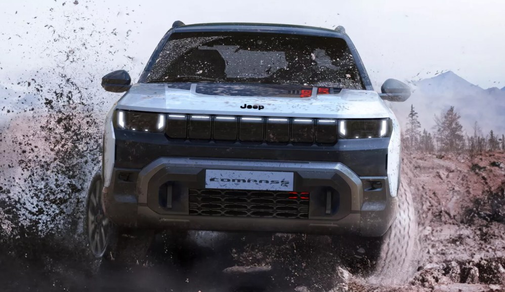 Frontale nuova Jeep Compass 4xe