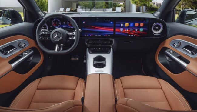 Foto interni nuova Mercedes GLB Foto interni nuova Mercedes GLB