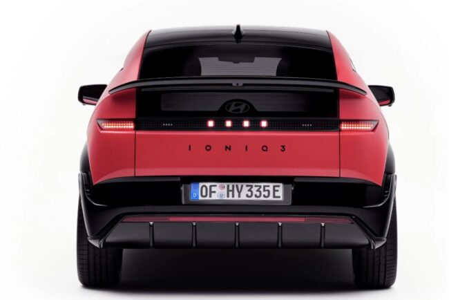 Forto posteriore nuova Hyundai IONIQ 3
