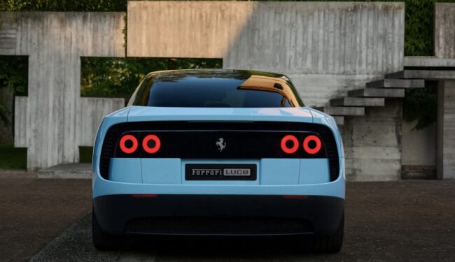 Posteriore nuova Ferrari LUCE 2026 Posteriore nuova Ferrari LUCE 2026