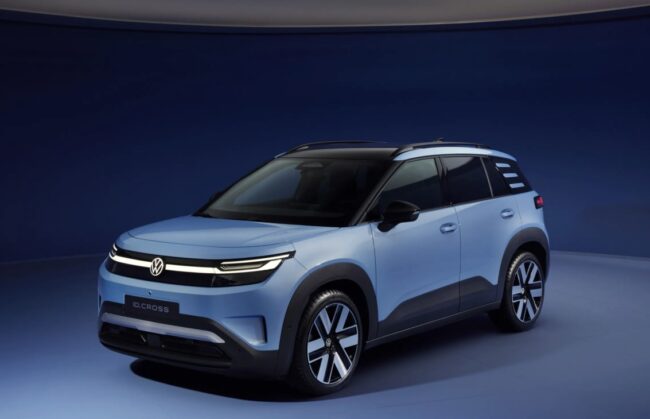 Immagine frontale e fiancata nuova Volkswagen ID.Cross 2027 Immagine frontale e fiancata nuova Volkswagen ID.Cross 2027